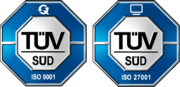 TÜV SÜD ISO 9001 & TÜV SÜD ISO 27001